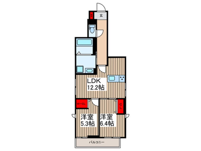 間取図 レストピア浦和