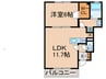 ビアンカ東金町C棟 1LDKの間取り
