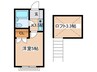 リモ－ド本厚木Ｂ 1Kの間取り