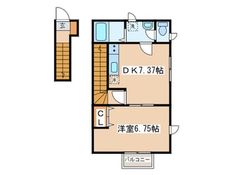 間取図 フレヴェールA
