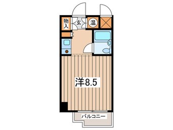 間取図 藤和横浜西口ﾊｲﾀｳﾝ（３０５）