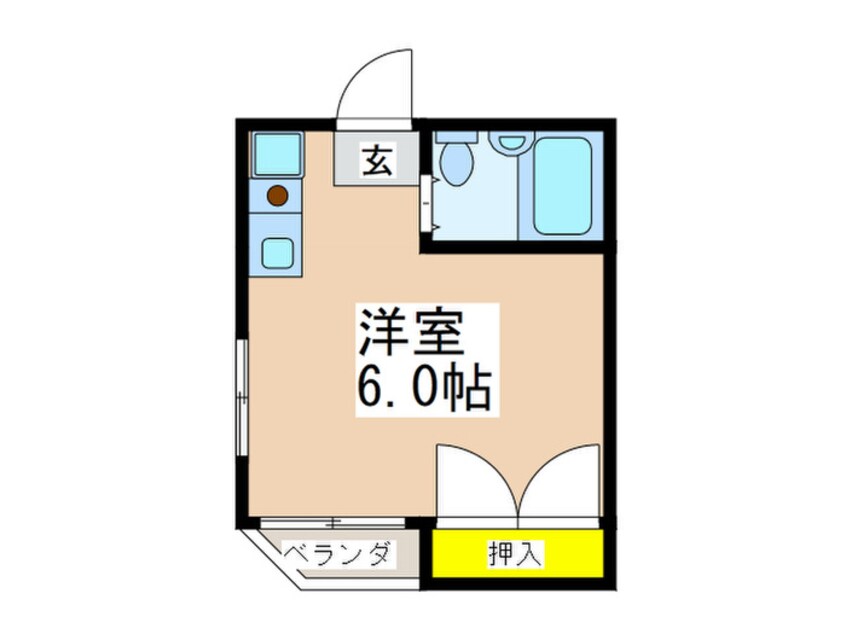 間取図 元本郷ハイツＡ