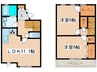 シャト－ 2LDKの間取り