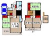 荒井邸貸家 4LDKの間取り