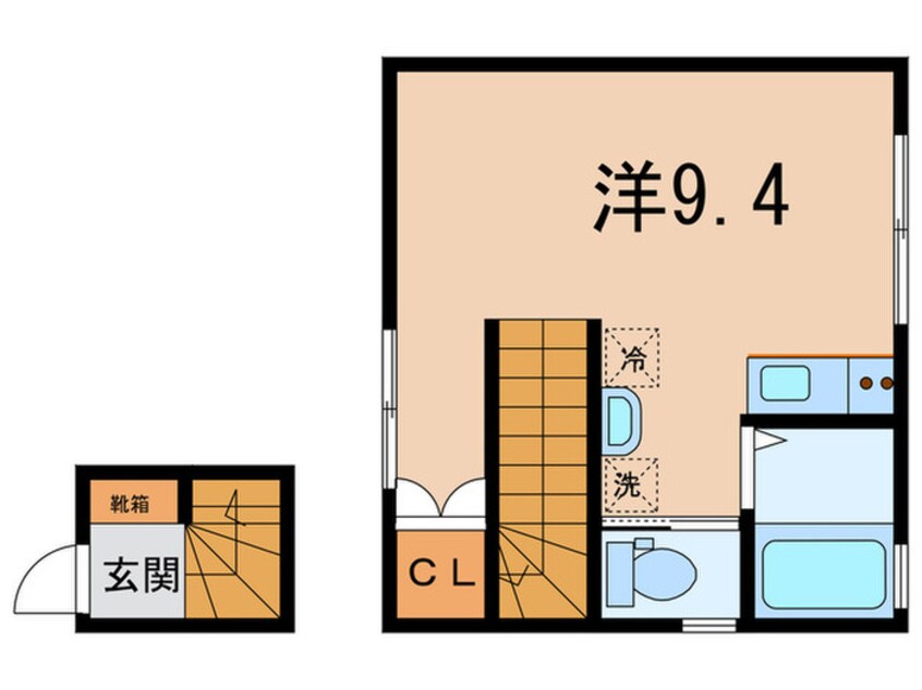 間取図 エルシア舟渡