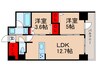 ドゥーエ南砂町 2LDKの間取り