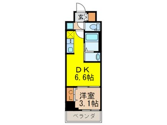 間取図 ジニア深川住吉