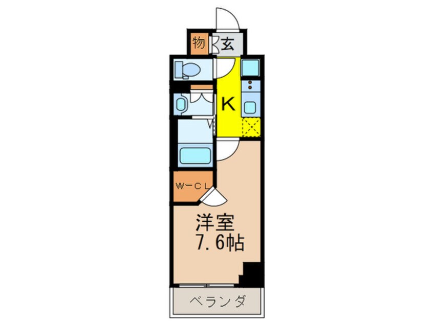 間取図 ジニア深川住吉
