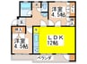 西三田団地4街区9号棟(505) 2LDKの間取り