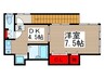 第七泉荘 1DKの間取り
