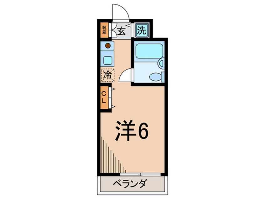 間取図 ラ・フル－ル・ド三軒茶屋(2F)