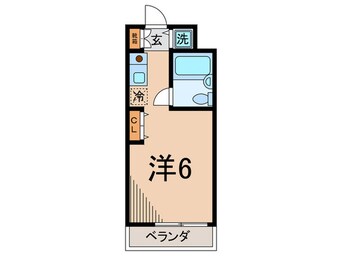 間取図 ラ・フル－ル・ド三軒茶屋(2F)