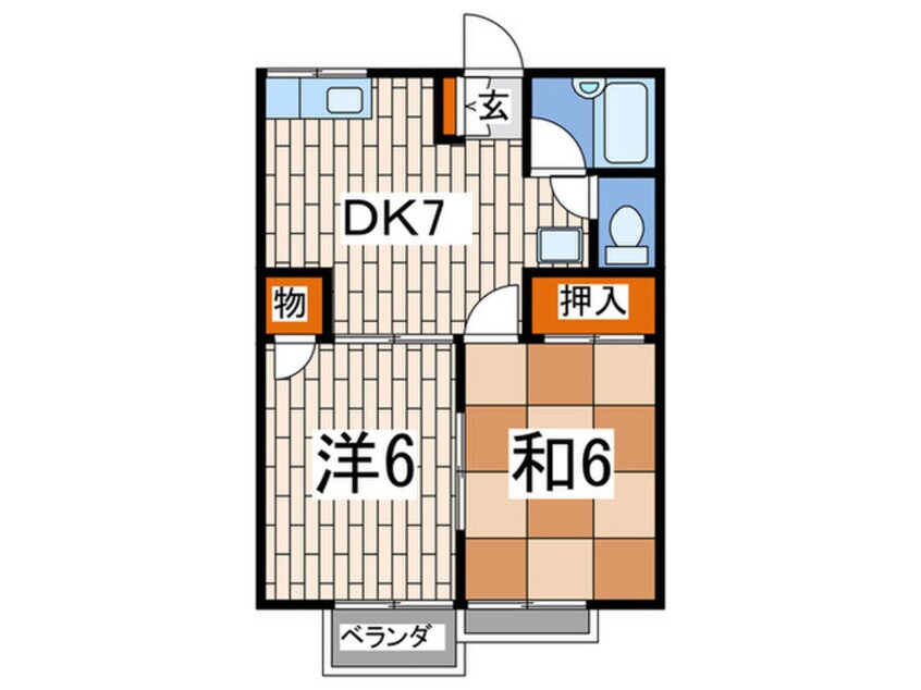 間取図 トラリュ－ム第５ホリコシ