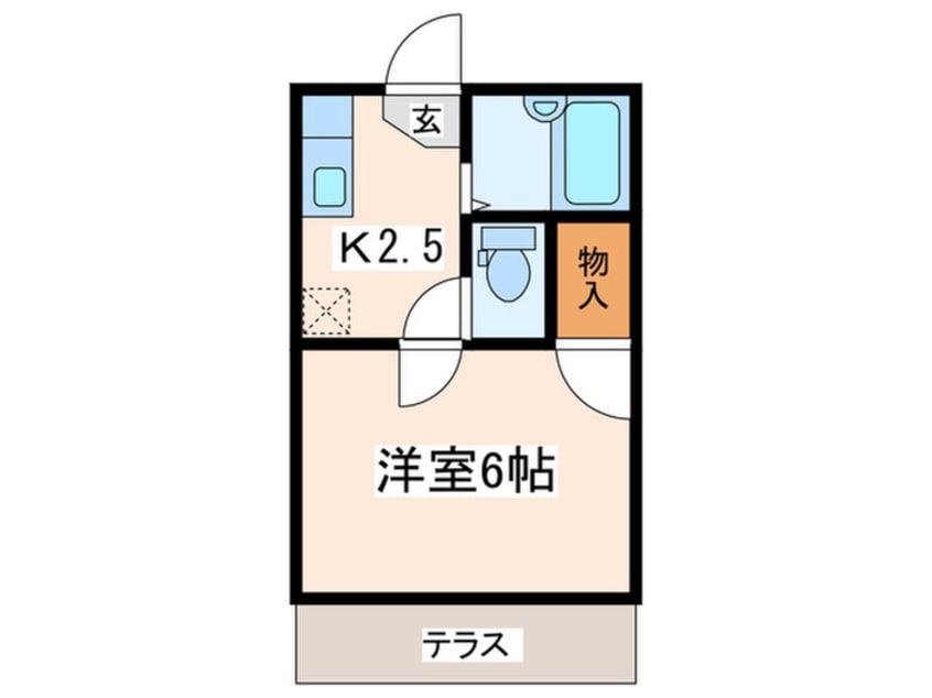 間取図 ヴィラエスポワ－ル
