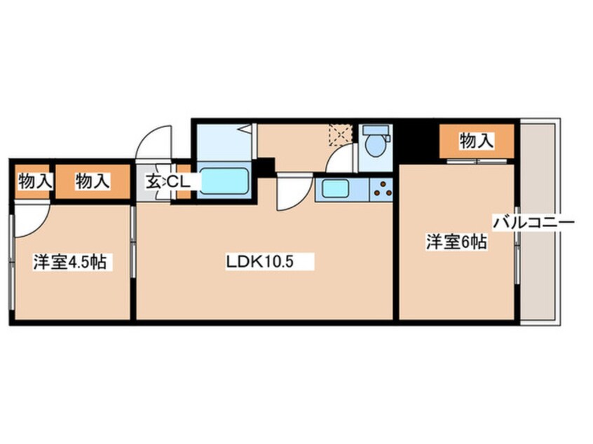 間取図 東橋本マンション（203）