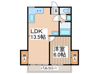 間取図 中山ａｉハイツ