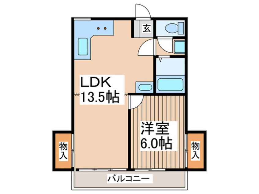 間取図 中山ａｉハイツ