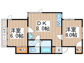 間取図 中山ａｉハイツ