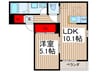 仮）グラティア 1LDKの間取り