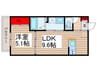 仮）グラティア 1LDKの間取り