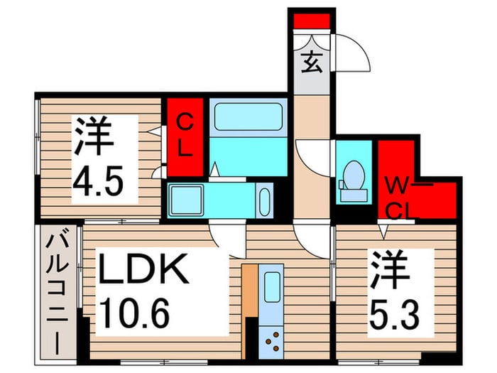 間取り図 セレスティア西綾瀬