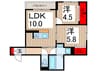 仮)D-ROOM西綾瀬3丁目PJ 2LDKの間取り