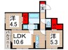 仮)D-ROOM西綾瀬3丁目PJ 2LDKの間取り