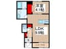 仮）リーブルファイン葛飾西水元 1LDKの間取り