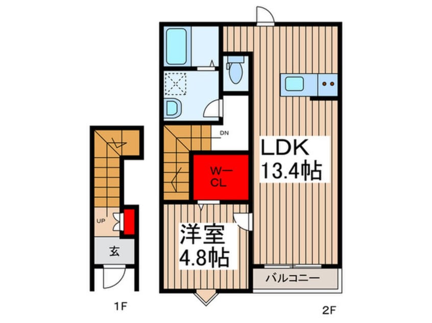 間取図 リーブルファイン葛飾西水元