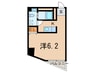 アゼニア 1Kの間取り