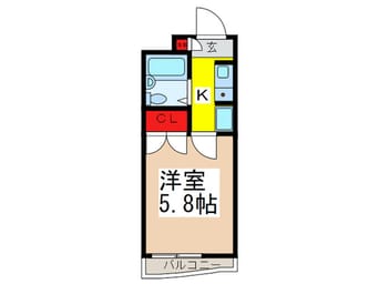 間取図 メルカード新高円寺(203)