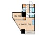 ﾍﾞﾙﾄﾞｩﾙｰﾑ文京小石川(1202) 1LDKの間取り