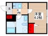 Cerisier yagiri 1Kの間取り