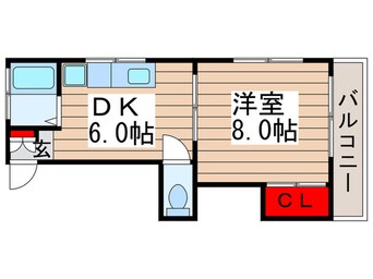 間取図 コ－ポアキザワ　北初富