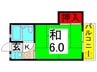 バウムヒル 1Kの間取り