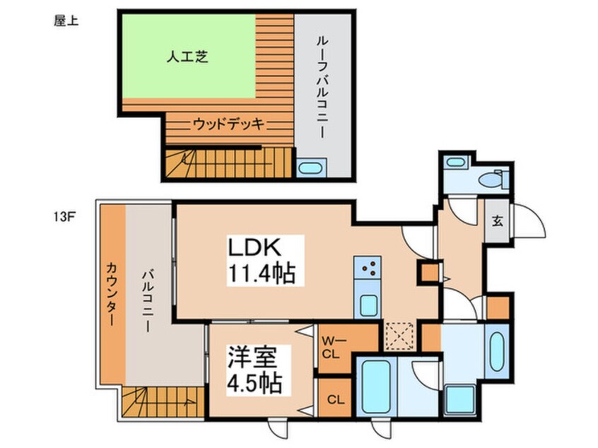 間取図 パークルール大手町