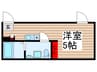 マハロテラス南花畑 1Rの間取り