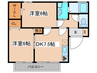 間取図 グラン・メ－ル