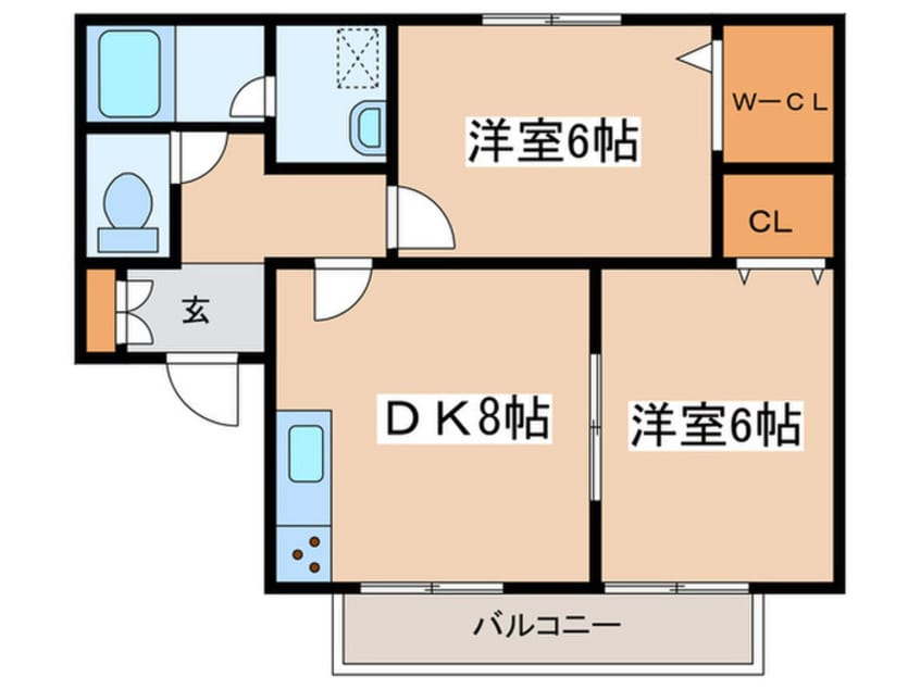 間取図 グラン・メ－ル