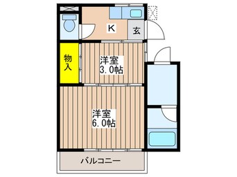 間取図 コ－ポ玉木