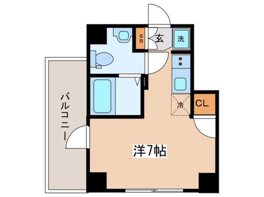 間取図 ラクラス池袋