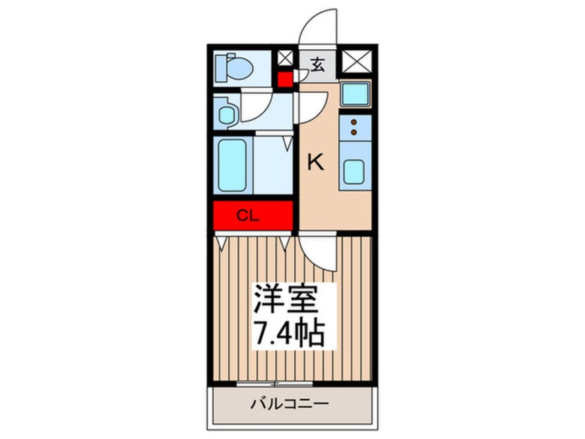 間取図 リブリ・草加瀬崎