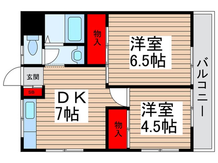 間取り図 プラザ北小金