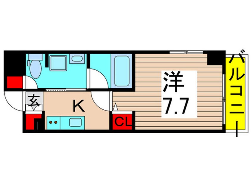 間取図 VERXEED亀有（1203）