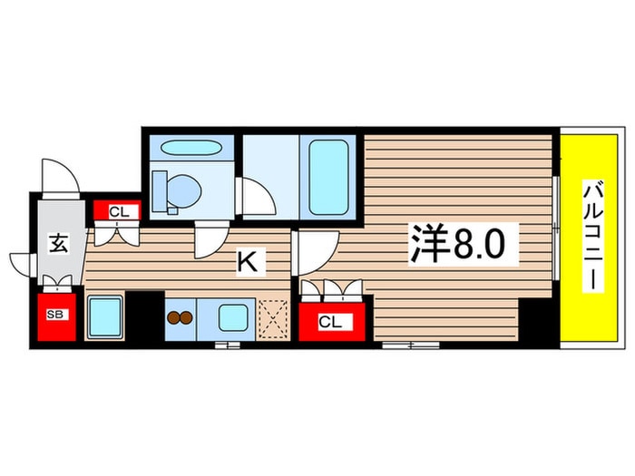 間取り図 エコロジ－木場レジデンス