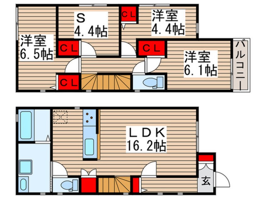 間取図 Kolet六実＃03