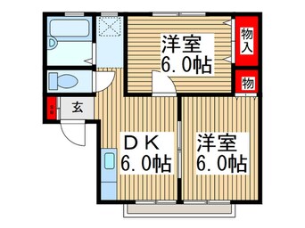 間取図 キャネックス・リナ