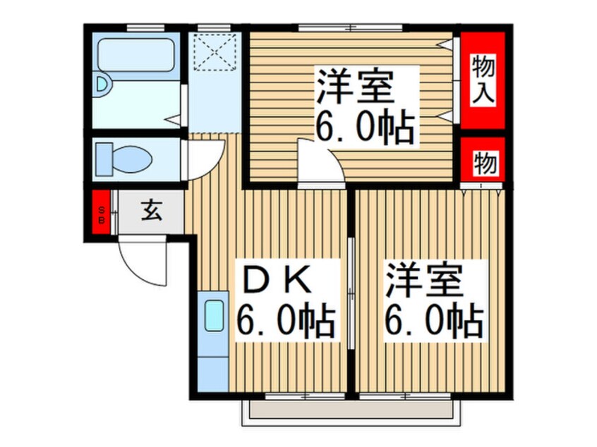 間取図 キャネックス・リナ