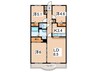 クレ－ル湘南 3LDKの間取り