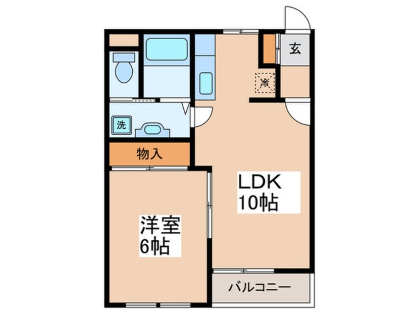 間取図 パークヒルズ美堀